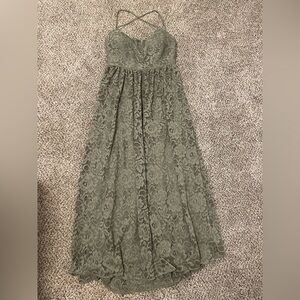 BHLDN | Dresses | Bhldn Alice Highneck Satin Maxi Dress | Poshmark